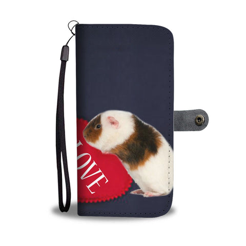 Teddy Guinea Pig Print Wallet Case-Free Shipping