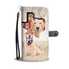 Awesome Golden Retriever Print Wallet Case-Free Shipping-TX State