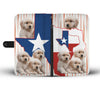 Golden Retriever Puppies Print Wallet Case-Free Shipping-TX State