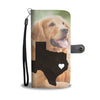 Golden Retriever Dog Painting Print Wallet Case-Free Shipping-TX State