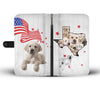 Cute Labrador Retriever Print Wallet Case-Free Shipping-TX State