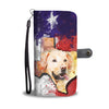 Labrador Dog Watercolor Art Print Wallet Case-Free Shipping-TX State