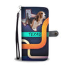 Cute Beagle Print Wallet Case-Free Shipping-TX State