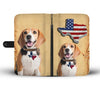 Amazing Beagle Print Wallet Case-Free Shipping-TX State