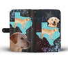 Lovely Labrador Retriever Dog Print Wallet Case-Free Shipping-TX State
