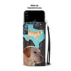 Lovely Labrador Retriever Dog Print Wallet Case-Free Shipping-TX State