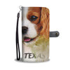 Cavalier King Charles Spaniel Print Wallet Case-Free Shipping-TX State
