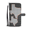French Bulldog Pattern Print Wallet Case-Free Shipping-TX State