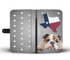 Lovely Bulldog Wallet Case-Free Shipping- TX State