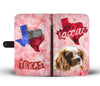 Cavalier King Charles Spaniel Print Wallet Case- Free Shipping-TX State