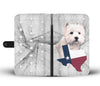 West Highland White Terrier Print Wallet Case-Free Shipping-TX State