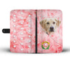 Cute Labrador Retriever Print Wallet Case- Free Shipping-NV State