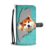 Akita Dog Print Wallet Case-Free Shipping-ME State