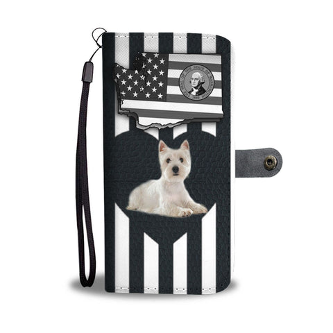West Highland White Terrier (westie) Print Wallet Case-Free Shipping-WA State