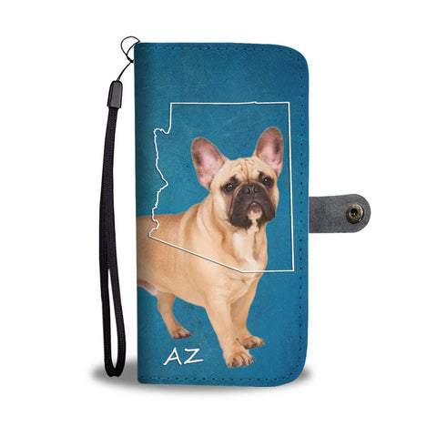 French Bulldog Print Wallet Case-Free Shipping- AZ State