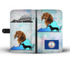 Dachshund Dog Print Wallet Case-Free Shipping-VA State