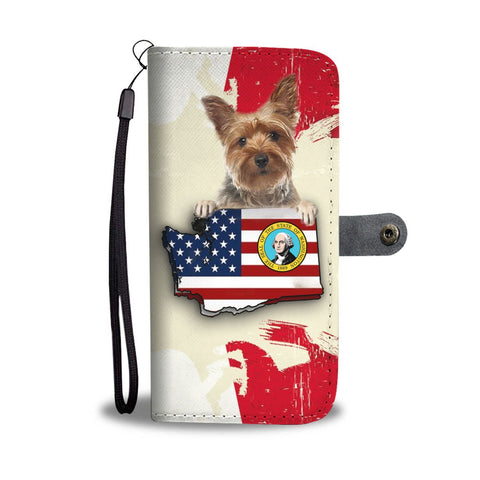 Yorkshire Terrier (Yorkie) Print Wallet Case-Free Shipping-WA State