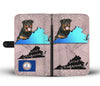 Rottweiler Dog Print Wallet Case-Free Shipping-VA State