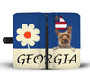 Yorkshire Terrier (Yorkie) Print Wallet Case-Free Shipping-GA State