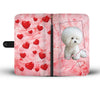 Bichon Frise Print Wallet Case-Free Shipping- IN State