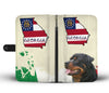 Rottweiler Print Wallet Case-Free Shipping-GA State