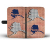 French Bulldog Pattern Print Wallet Case-Free Shipping-AK State