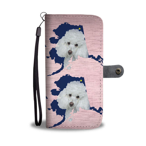 Poodle Dog Print Wallet Case-Free Shipping-AK State