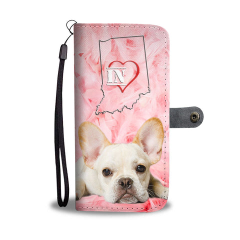 Lovely French Bulldog Print Wallet Case-Free Shipping- IN State