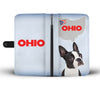 Boston Terrier Print Wallet Case-Free Shipping-OH State
