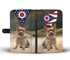 Yorkshire Terrier (Yorkie) Print Wallet Case-Free Shipping-OH State