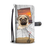 Amazing Pug Print Wallet Case-Free Shipping-IN State