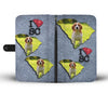 Cute Beagle Dog Print Wallet Case-Free Shipping-SC State