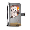 West Highland White Terrier Print Wallet Case-Free Shipping-IN State