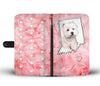 Cute West Highland White Terrier Print Wallet Case-Free Shipping-IN State