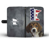 Beagle Print Wallet Case-Free Shipping-MN State