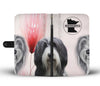 Bearded Collie Print Wallet Case-Free Shipping-MN State