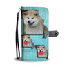 Akita Dog Print Wallet Case-Free Shipping-MO State