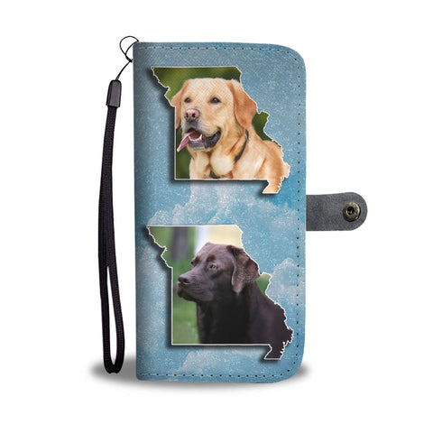 Labrador Retriever Print Limited Edition Wallet Case-Free Shipping-MO State