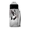 Boston Terrier Print Wallet Case-Free Shipping-MA State