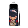 Chihuahua dog Print Wallet Case-Free Shipping-MA State