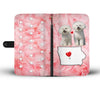 Lovely Bichon Frise Print Wallet Case-Free Shipping- IA State