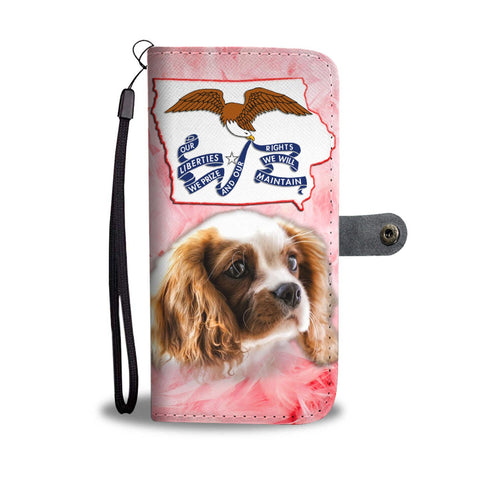Cavalier King Charles Spaniel Print Wallet Case- Free Shipping-IA State
