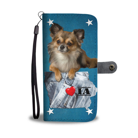 Cute Chihuahua Print Wallet Case-Free Shipping-IA State