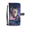 Akita Dog Print Wallet Case-Free Shipping-IL State