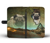 Cute Pug Print Wallet Case-Free Shipping-IL State