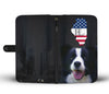 Border Collie Print Wallet Case-Free Shipping-IL State