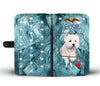 Cute West Highland White Terrier Print Wallet Case-Free Shipping-IA State