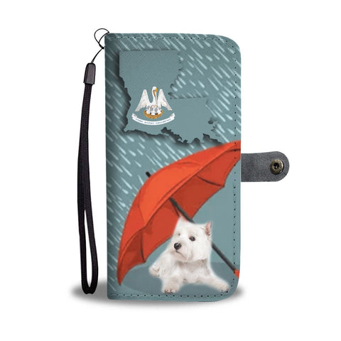 West Highland White Terrier (Westie) Print Wallet Case-Free Shipping-LA State