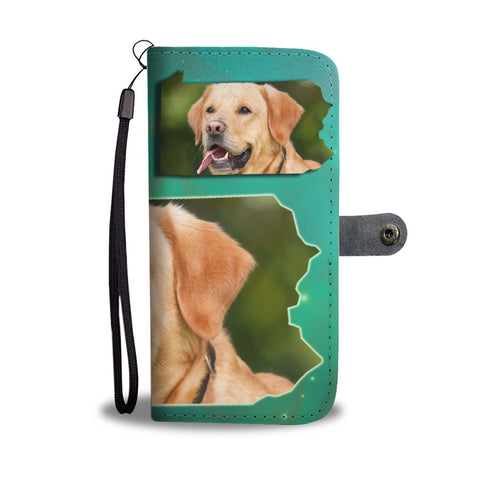 Labrador Retriever Dog Print Wallet Case-Free Shipping-PA State