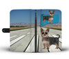 Yorkie Print Wallet Case-Free Shipping-CT State